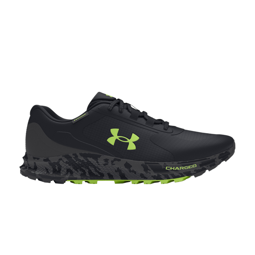 Кроссовки Under Armour Charged Bandit Trail 3 'Black Morph Green'