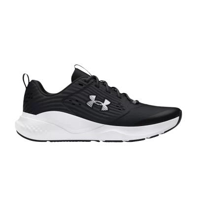 Under Armour Charged Commit 4 4E Wide 'Black White'