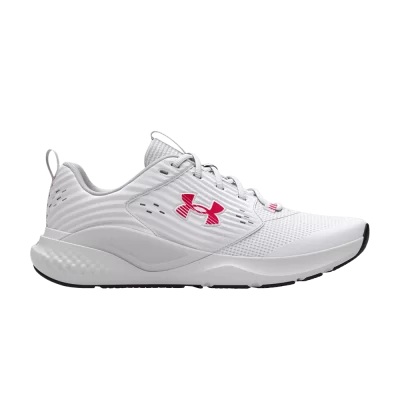 Under Armour Charged Commit 4 4E Wide 'White Red'