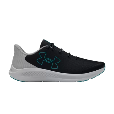 Under Armour Charged Pursuit 3 GS 'Big Logo - Black Circuit Teal'