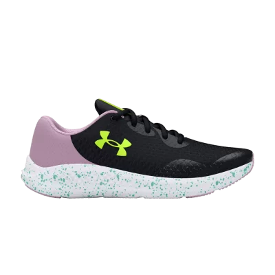 Under Armour Charged Pursuit 3 GS 'Black Purple Ace'