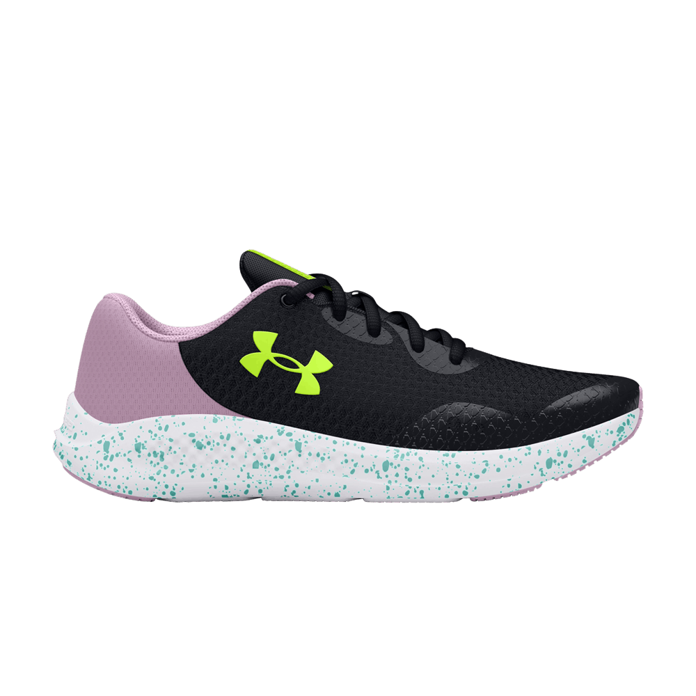 Кроссовки Under Armour Charged Pursuit 3 GS 'Black Purple Ace'