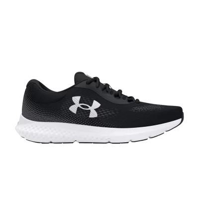 Under Armour Charged Rogue 4 4E Wide 'Black White'