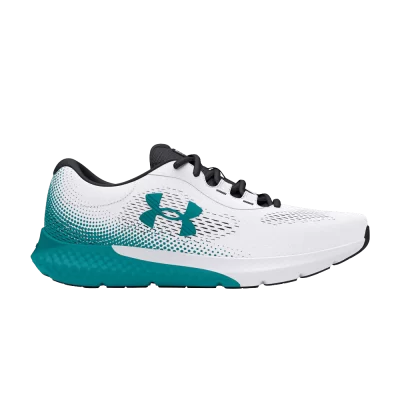 Under Armour Charged Rogue 4 4E Wide 'White Circuit Teal'