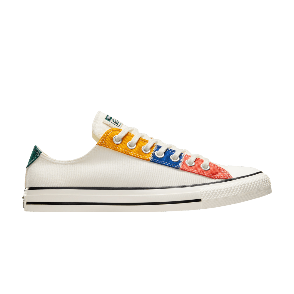 Кроссовки Converse Chuck Taylor All Star Low 'Patchwork - Egret Yellow Blue'