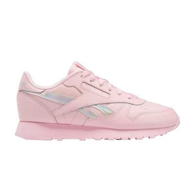 Reebok Classic Leather Big Kid 'Pink Glow Iridescent'