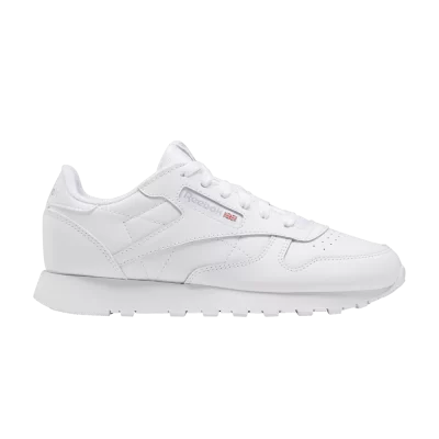 Reebok Classic Leather Big Kid 'Triple White'