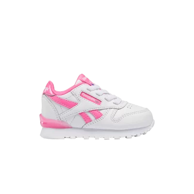 Reebok Classic Leather Step 'n' Flash Toddler 'White Atomic Pink'