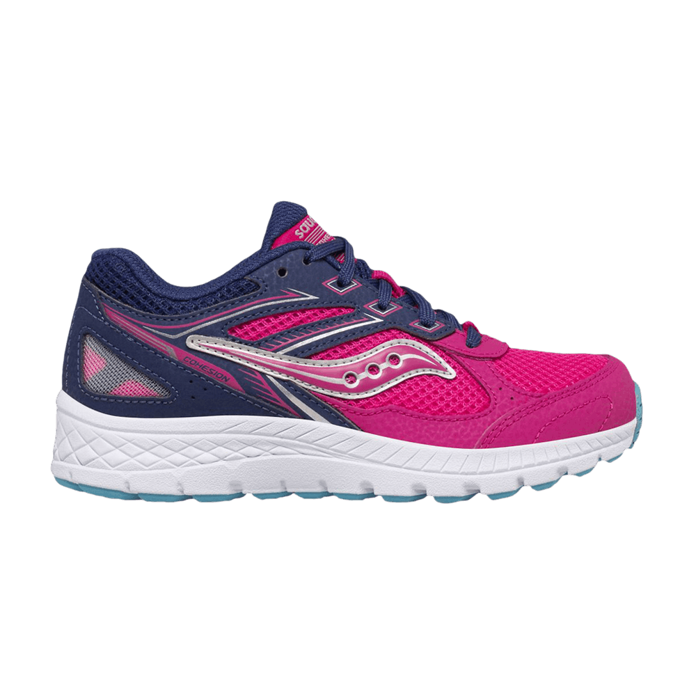 Кроссовки Saucony Cohesion 14 Lace Big Kid 'Pink Navy'