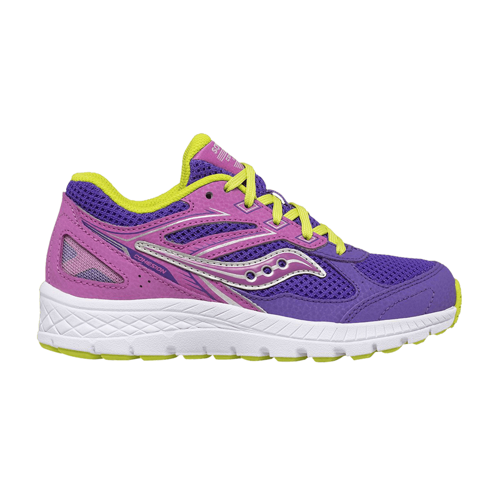 Кроссовки Saucony Cohesion 14 Lace Big Kid 'Purple Green'