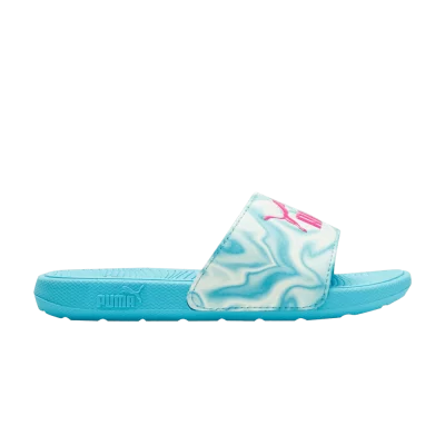 Puma Cool Cat 2.0 Slide Toddler 'Hero Blue Marble'