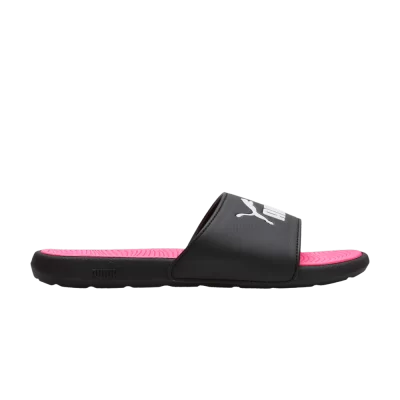 Puma Cool Cat 2.0 Slides Big Kid 'Black Knockout Pink'