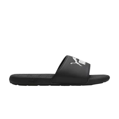 Puma Cool Cat 2.0 Slides Big Kid 'Black White'