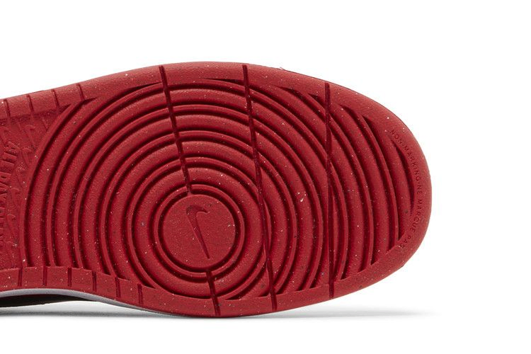 Кроссовки Nike Court Borough Low Recraft GS 'Black University Red'