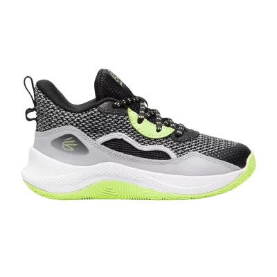 Under Armour Curry 3Zer0 24 PS 'Black Morph Green'