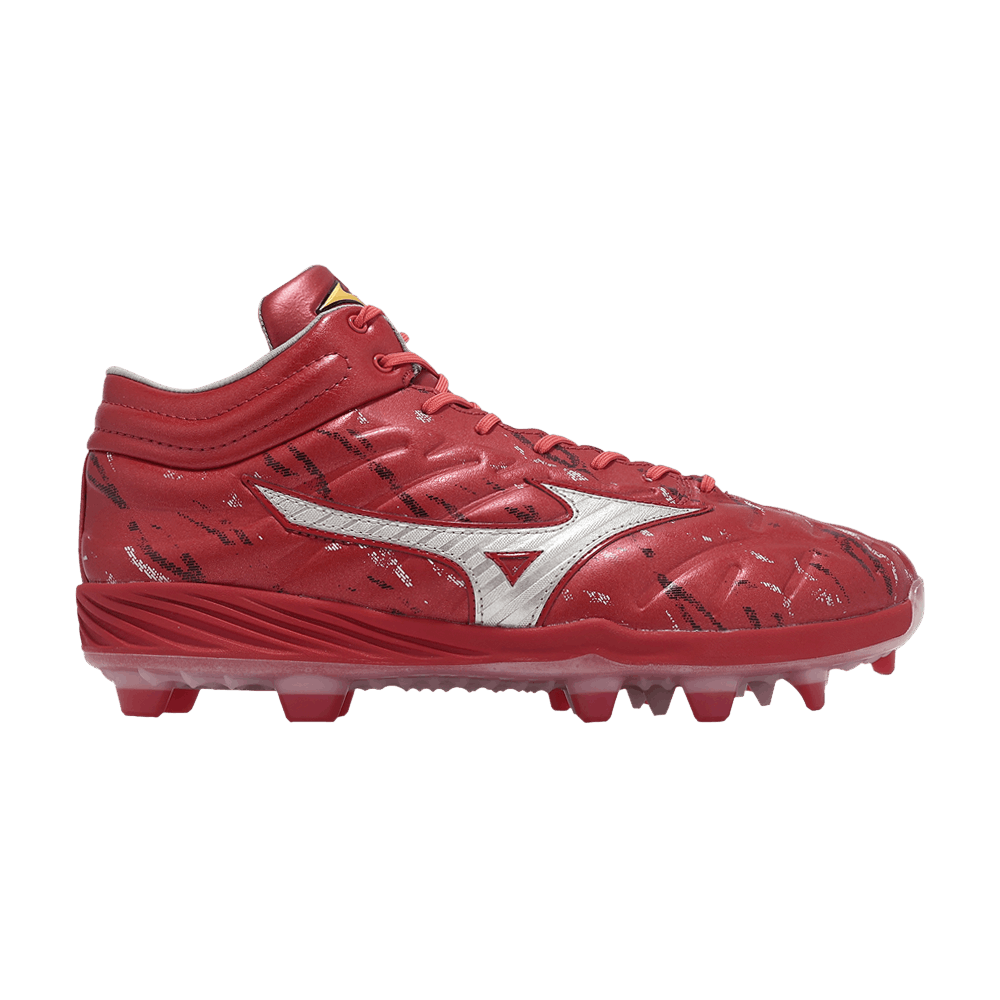 Кроссовки Mizuno CushionRevo Pro Mid TPU 'Red Silver'