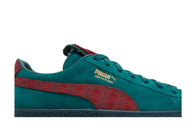 Кроссовки Puma Dapper Dan x Suede 'Jacquard Print - Varsity Green'