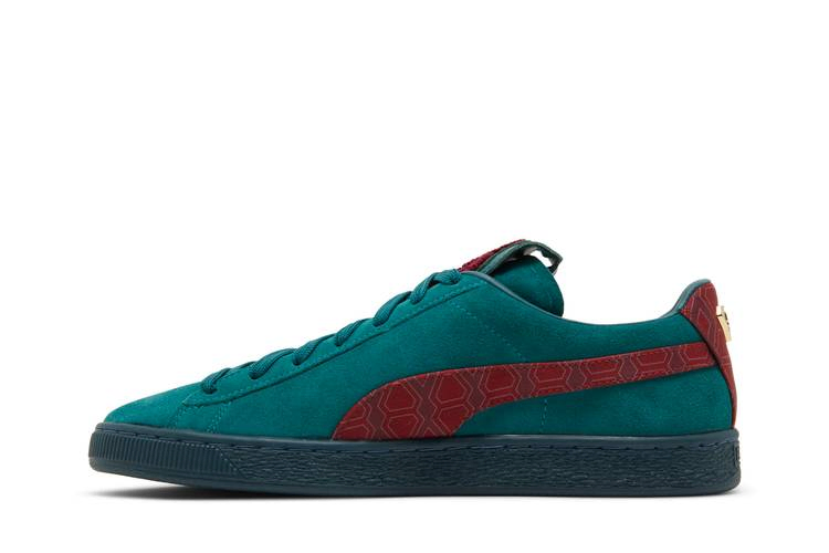 Кроссовки Puma Dapper Dan x Suede 'Jacquard Print - Varsity Green'