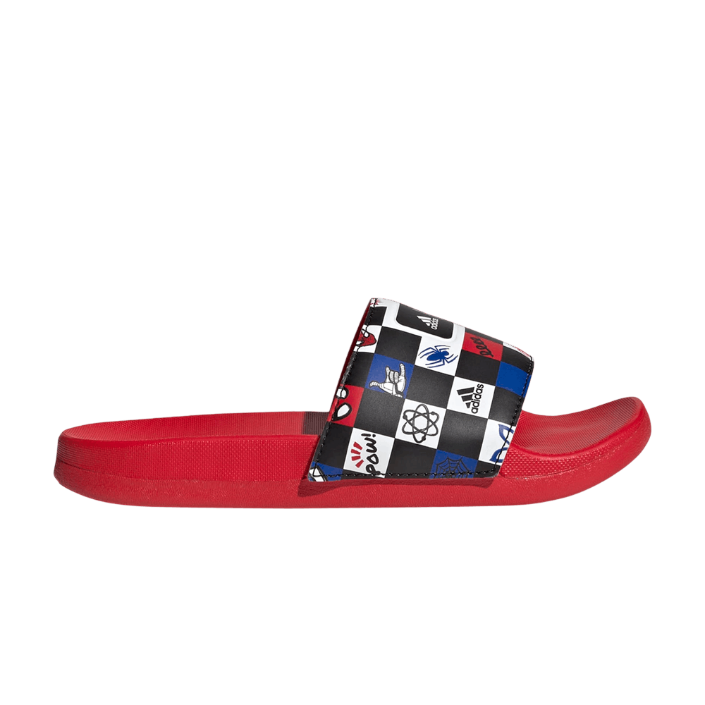 disney-x-adilette-comfort-slide-j-spider-man-checkerboard-hp7758