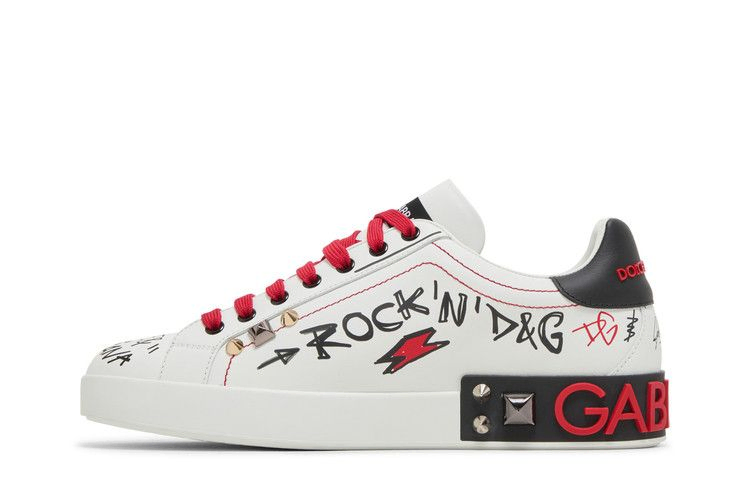 Кроссовки Dolce & Gabbana Portofino 'Embroidery and Studs'