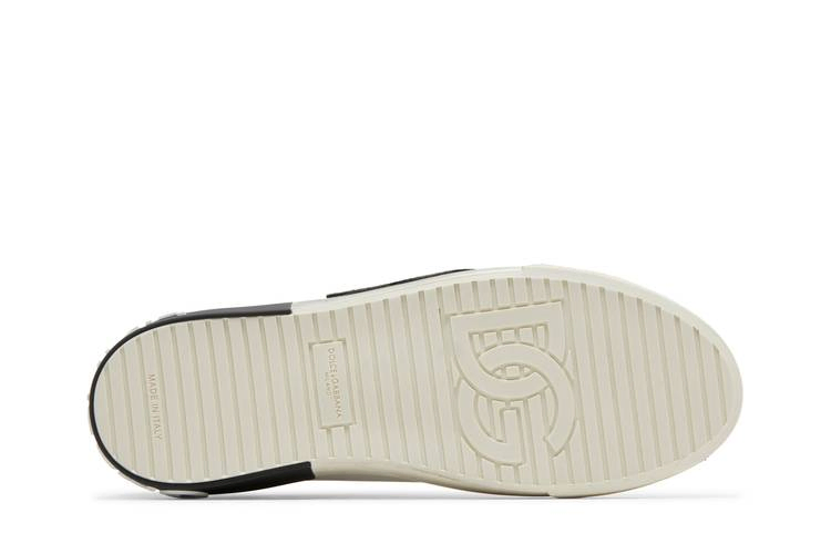 Кроссовки Dolce & Gabbana Portofino Vintage 'DG Logo Print - White Black'