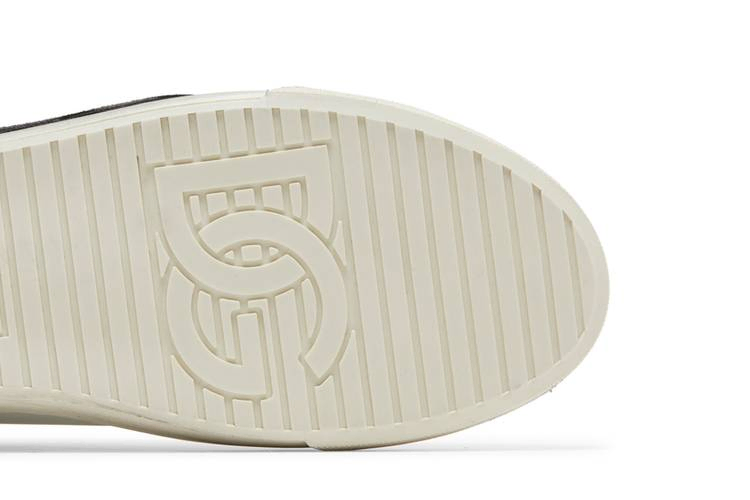 Кроссовки Dolce & Gabbana Portofino Vintage 'DG Logo Print - White Black'