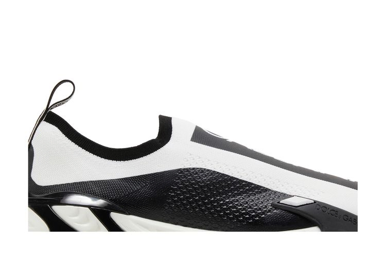 Кроссовки Dolce & Gabbana Stretch Mesh Fast Sneaker 'White Black'