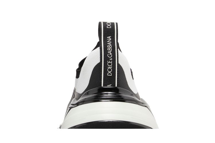 Кроссовки Dolce & Gabbana Stretch Mesh Fast Sneaker 'White Black'