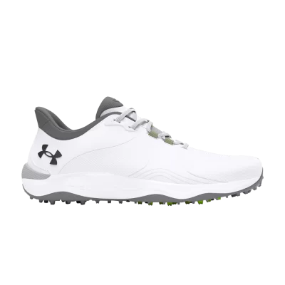 Under Armour Drive Pro Spikeless Golf 'White Metallic Gun Metal'