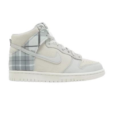 Nike Dunk High SE GS 'Mint Plaid'