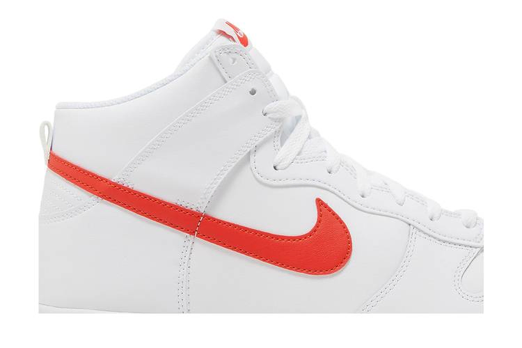 Кроссовки Nike Dunk High 'White Picante Red'