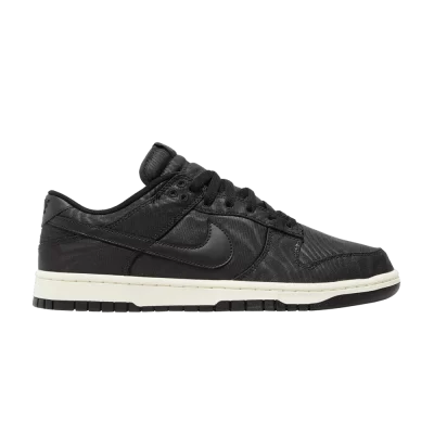 Nike Dunk Low 'Black Canvas'