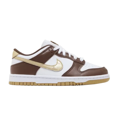 Nike Dunk Low GS 'Cacao Wow Metallic Gold