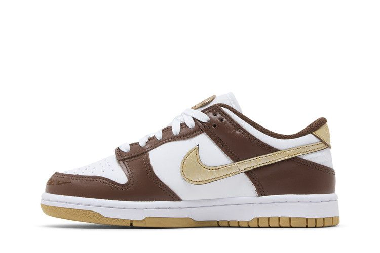 Кроссовки Nike Dunk Low GS 'Cacao Wow Metallic Gold