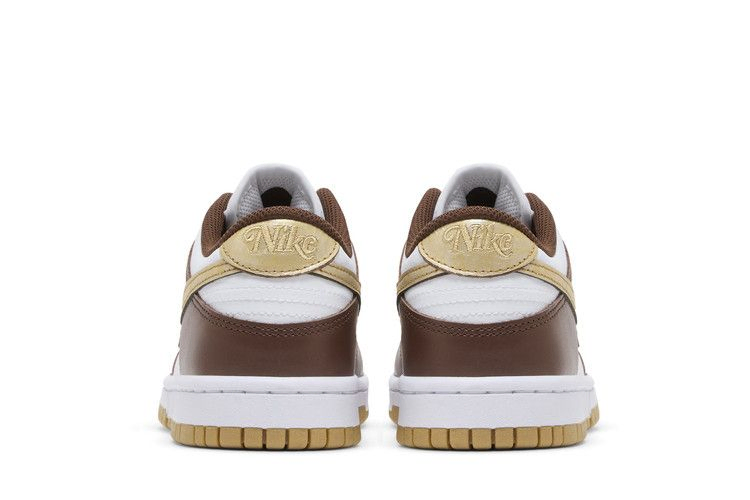 Кроссовки Nike Dunk Low GS 'Cacao Wow Metallic Gold