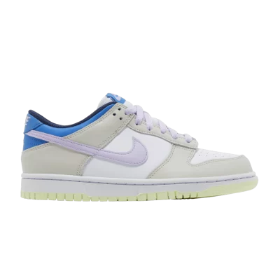 Nike Dunk Low GS 'Khaki Blue Pink'