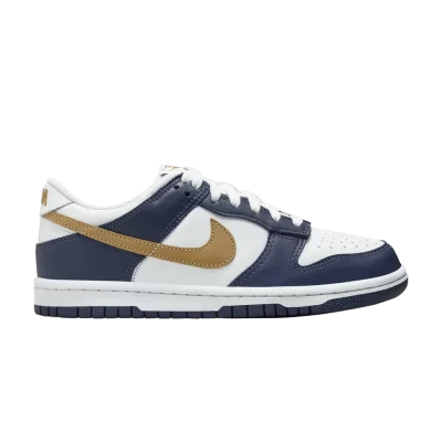 Nike Dunk Low GS 'Midnight Navy Wheat'