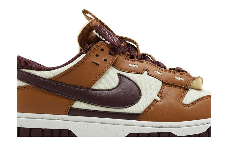 Кроссовки Nike Dunk Low Jumbo 'Light British Tan Burgundy Crush'