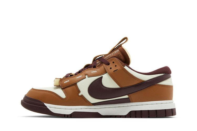 Кроссовки Nike Dunk Low Jumbo 'Light British Tan Burgundy Crush'