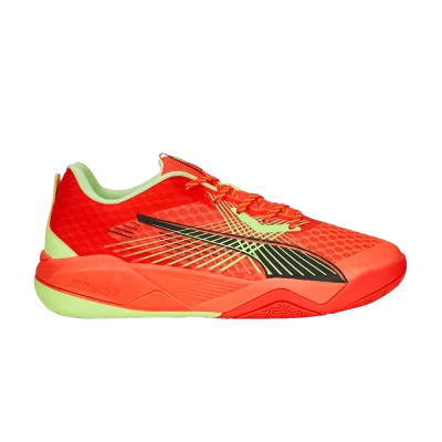 Puma Eliminate Power Nitro 2 Racquet 'Red Blast Fast Yellow'