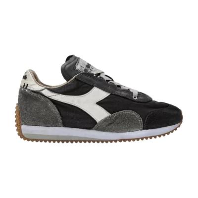 Diadora Equipe H Dirty Stone Wash Evo 'Black Grey'