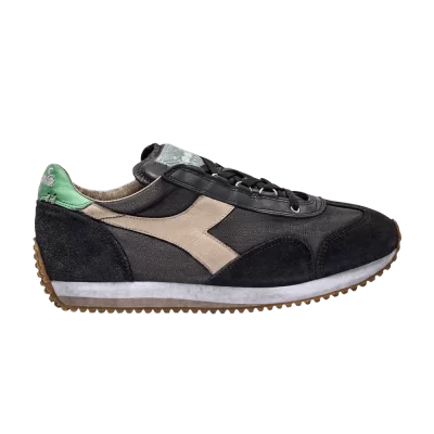 Diadora Equipe H Dirty Stone Wash Evo 'Black Grey Cobblestone'