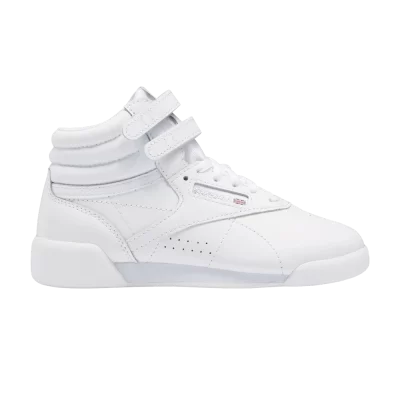 Reebok Freestyle High Little Kid 'Triple White'