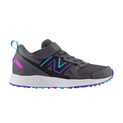 New Balance Fresh Foam 650 Bungee Lace Top Strap Big Kid 'Magnet Electric Indigo'