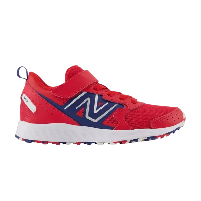 New Balance Fresh Foam 650 Bungee Lace Top Strap Big Kid 'Team Red Night Sky'