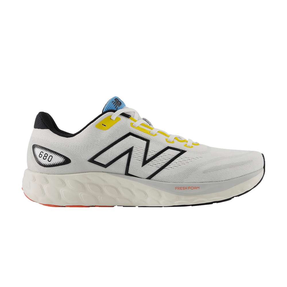 Кроссовки New Balance Fresh Foam 680v8 4E Wide 'White Ginger Lemon'