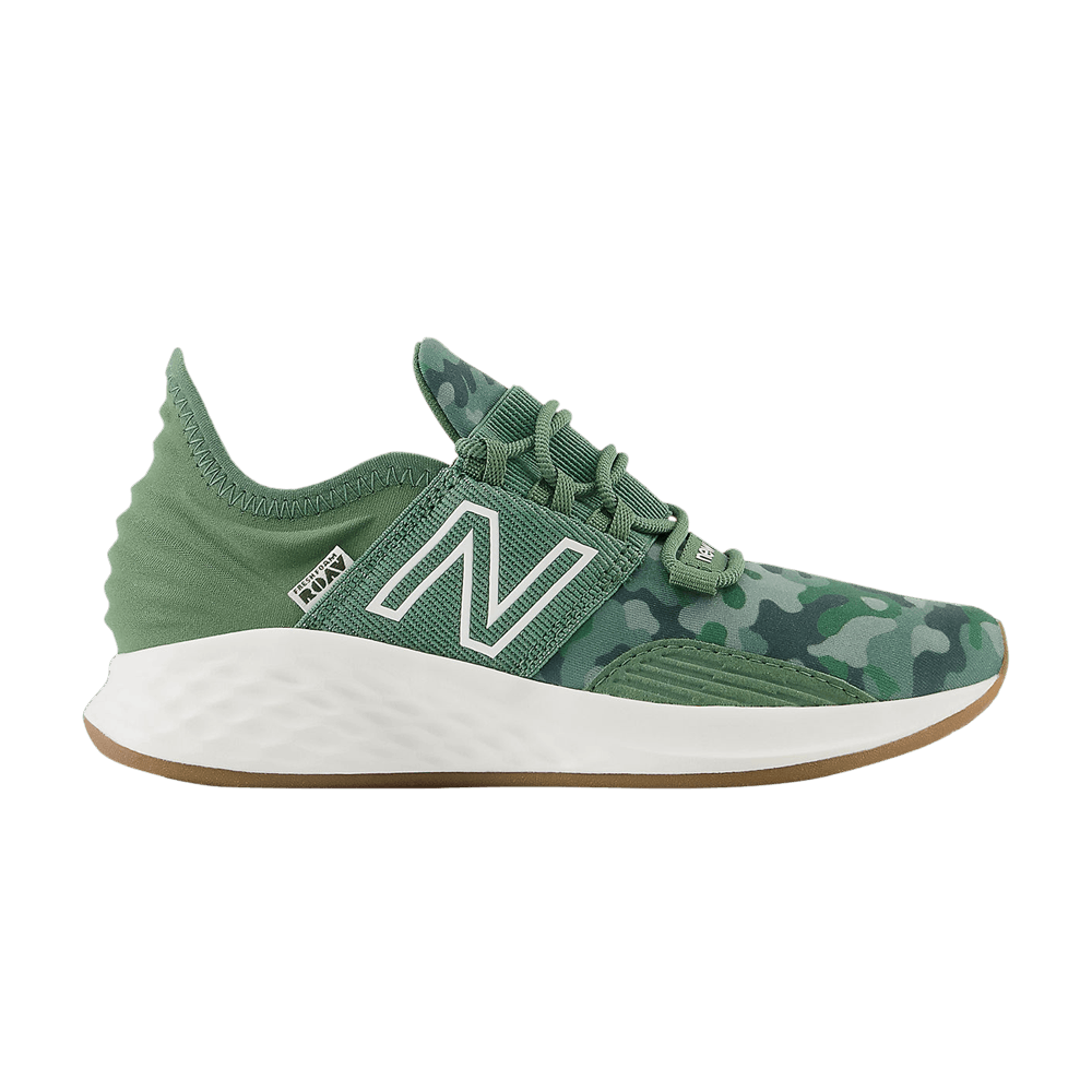 Кроссовки New Balance Fresh Foam Roav Little Kid Wide 'Deep Olive Green Camo'