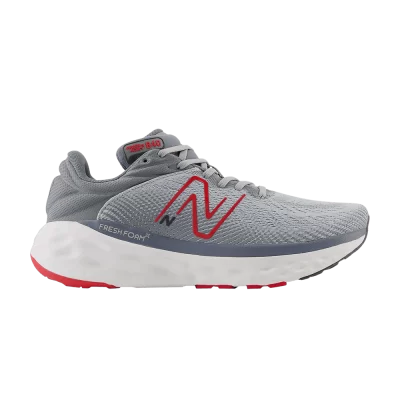 New Balance Fresh Foam X 840v1 2E Wide 'Aluminum Grey Red'