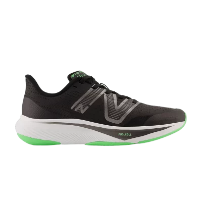 New Balance FuelCell Rebel v3 Big Kid 'Black Vibrant Spring'