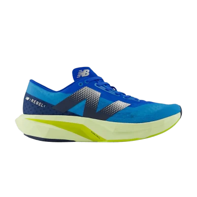 New Balance FuelCell Rebel v4 2E Wide 'Spice Blue Limelight'